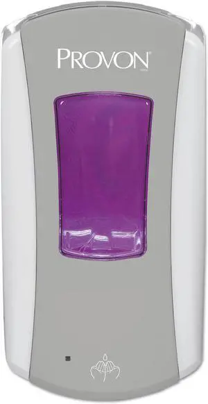 Dispenser, 1200 mL, Dark Grey/White