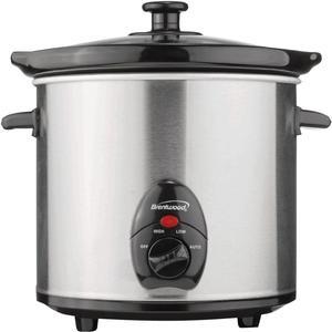 Brentwood SC-165W Slow Cooker 8 Quart White