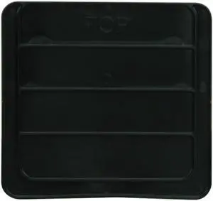 AKRO-MILS 41289 Plastic Divider, Black, 10 7/8 in L, 10 7/8 in H, 2 PK