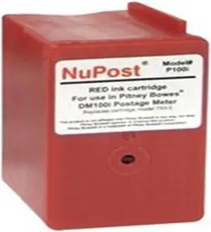 Compatible Pitney Bowes Postage Meter DM100i/ DM200L/ P700 Red Ink Cartridge (OEM# 793-5) (3,000 Yield)