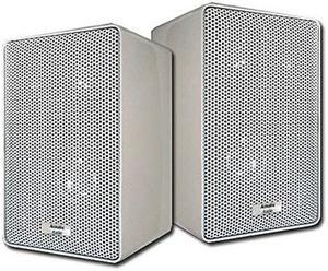 Acoustic Audio 251W Indoor Outdoor 3 Way Speakers 400 Watt White Pair