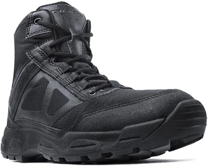 Ridge Footwear Men's 6" Leather Tactical Military Work Boots Black Non-Slip 5006 Ridge Footwear Men's 6" Leather Tactical Military Work Boots Black Non-Slip 5006
