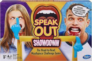 Hasbro Gaming Speak Out Showdown Game Mouthpiece Challenge
