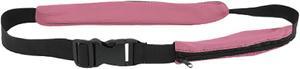 Tekno Smart Belt Durable Stretchable Hidden Pockets Keeps Belongings Safe - Pink