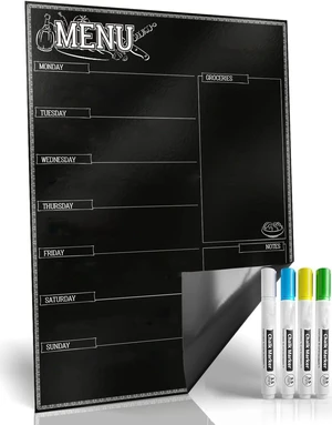 Magnetic Dry Erase Kitchen Fridge Weekly Meal Planner Menu Board Chart 17x12'' Magnetic Dry Erase Kitchen Fridge Weekly Meal Planner Menu Board Chart 17x12''
