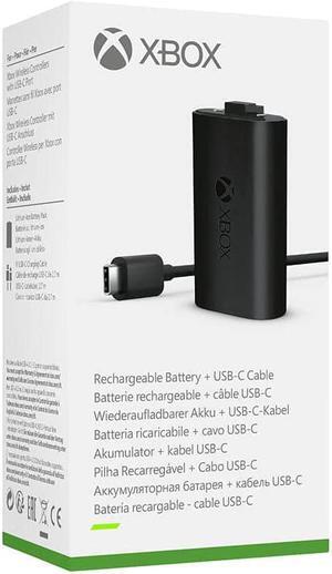 Official Microsoft Xbox Play and Charge Kit w/Rechargeable Battery + USB-C Cable