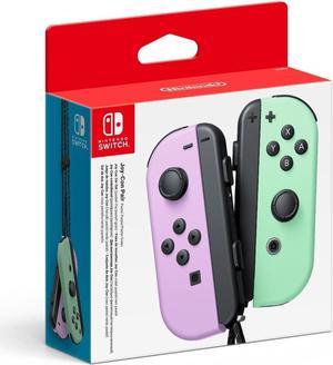 Nintendo Switch JoyCon LR Controllers Pastel Purple  Pastel Green