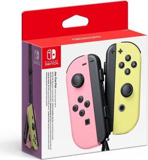 Nintendo Switch JoyCon LR Controllers Pastel PinkPastel Yellow