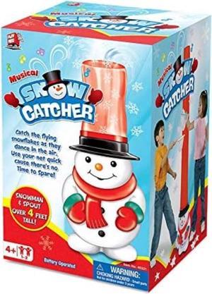 Musical Snow Catcher Winter Time 4 Ft Tall Snowman Holiday Game