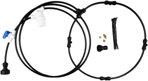 Fan Mist Cooling Outdoor Patio System 3ft Mist Ring + Connectors, 6ft Mist Pipe Fan Mist Cooling Outdoor Patio System 3ft Mist Ring + Connectors, 6ft Mist Pipe