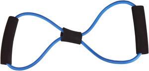 Rubber Exercise Pull Rope Resistance Bands Elastic Yoga Fitness Equipment, Black/Blue