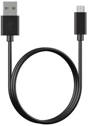 EnerPlex Tablet & Smartphone 1.5 ft microUSB Charge and Sync Data Cable - Black