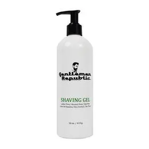 Gentlemen Republic 16oz Alcohol / Dye / Lather Free Sensitive Skin Shaving Gel Gentlemen Republic 16oz Alcohol / Dye / Lather Free Sensitive Skin Shaving Gel