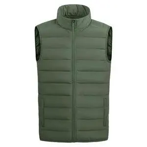 Men's Full Zip Warm Outerwear Puffer Vest Jacket, GSY8 Green, 2XL Men's Full Zip Warm Outerwear Puffer Vest Jacket, GSY8 Green, 2XL