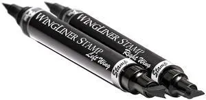 Wing liner Eyeliner Waterproof Makeup, Smudgeproof, 2 Pk Long Lasting, 8mm Mini Wing liner Eyeliner Waterproof Makeup, Smudgeproof, 2 Pk Long Lasting, 8mm Mini