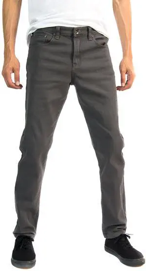 Alta Designer Fashion Mens Slim Fit Skinny Denim Jeans - Grey - Size 36 Alta Designer Fashion Mens Slim Fit Skinny Denim Jeans - Grey - Size 36