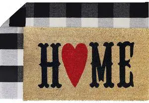 Front Door Home Mat 30"x17"Buffalo Plaid Rug-Non-Slip Entryway Indoor Outdoor Front Door Home Mat 30"x17"Buffalo Plaid Rug-Non-Slip Entryway Indoor Outdoor