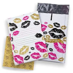 4x8 In Pack of 720 Kisses Poly Bubble Address - Labels and 720 ThankYou Stickers 4x8 In Pack of 720 Kisses Poly Bubble Address - Labels and 720 ThankYou Stickers