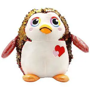 Large Stuffed Animal Toy Reversible Sequins Penguin Doll - 10 inch Large Stuffed Animal Toy Reversible Sequins Penguin Doll - 10 inch