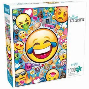 Buffalo Games Emojis 1000 Piece Jigsaw Puzzle for Adults New in Box Buffalo Games Emojis 1000 Piece Jigsaw Puzzle for Adults New in Box