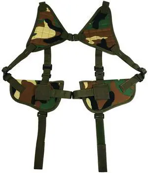 Every Day Carry Tactical Under Arm Shoulder Double Pistol Holster Pouch - Camo Every Day Carry Tactical Under Arm Shoulder Double Pistol Holster Pouch - Camo