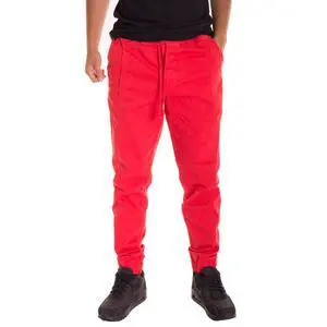 Alta Fashion Men's Casual Jogger Pants with Expandable Waist - Red - Extra Large Alta Fashion Men's Casual Jogger Pants with Expandable Waist - Red - Extra Large
