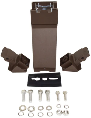 Mounting Arm For Round or Square Poles Bronze LED Area Light Fixtures PLT-11102 Mounting Arm For Round or Square Poles Bronze LED Area Light Fixtures PLT-11102