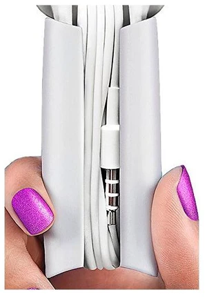 Quirky Wrapster Earbud Cord Wrap for your Earphones - White Quirky Wrapster Earbud Cord Wrap for your Earphones - White