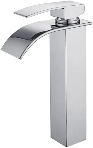 Eisen Home Raina 10" Vessel Sink Single Handle Bathroom Faucet Polished Chrome Eisen Home Raina 10" Vessel Sink Single Handle Bathroom Faucet Polished Chrome