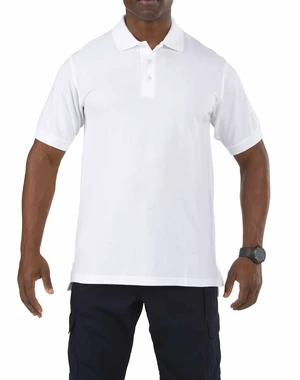 5.11 Men's Professional S/S Three Button Cotton Polo Shirt 41060 White XS 5.11 Men's Professional S/S Three Button Cotton Polo Shirt 41060 White XS