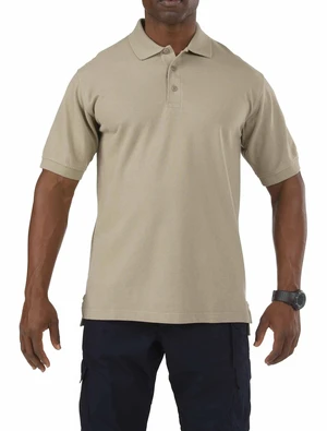 5.11 Men's Professional S/S Three Button Cotton Polo Shirt 41060 Silver Tan XS 5.11 Men's Professional S/S Three Button Cotton Polo Shirt 41060 Silver Tan XS