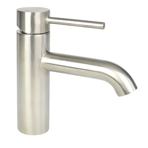 Eisen Home Melrose 7" Single Hole Bathroom Sink Faucet Brushed Nickel 1-Handle Eisen Home Melrose 7" Single Hole Bathroom Sink Faucet Brushed Nickel 1-Handle