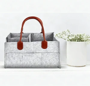 Baby Diaper Caddy Organizer Nursery Storage Basket Changing Mat Gray New Baby Diaper Caddy Organizer Nursery Storage Basket Changing Mat Gray New