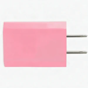 Pink USB Wall Charger Block 5V 1A AC Power Adapter Universal Home Travel - New Pink USB Wall Charger Block 5V 1A AC Power Adapter Universal Home Travel - New