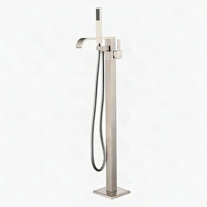 Eisen Home Sevenfalls EH-DF02015-BN Freestanding Tub Faucet Brushed Nickel Eisen Home Sevenfalls EH-DF02015-BN Freestanding Tub Faucet Brushed Nickel