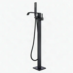Eisen Home Sevenfalls EH-DF02015-BK Freestanding Tub Faucet Matte Black Eisen Home Sevenfalls EH-DF02015-BK Freestanding Tub Faucet Matte Black