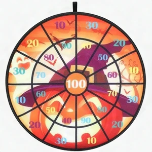 Kids Dart Board Set 13.7in Plush Sticky Balls Safe Indoor Game Toy 6 Pack - New Kids Dart Board Set 13.7in Plush Sticky Balls Safe Indoor Game Toy 6 Pack - New