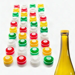 40 Pcs Plastic Wine Bottle Stoppers Reusable Corks Plug Cap Barware Set - New 40 Pcs Plastic Wine Bottle Stoppers Reusable Corks Plug Cap Barware Set - New