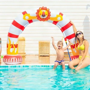 Inflatable Rainbow Lion Sprinkler Arch Kids Outdoor Backyard Water Play Toy New Inflatable Rainbow Lion Sprinkler Arch Kids Outdoor Backyard Water Play Toy New