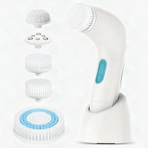 Etereauty 5-in-1 Electric Facial Cleansing Brush Face Body Exfoliating Scrubber Etereauty 5-in-1 Electric Facial Cleansing Brush Face Body Exfoliating Scrubber