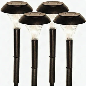 Alta SLP1123 4-Pack Solar LED Stake Pathway Lights Outdoor Garden Walkway New Alta SLP1123 4-Pack Solar LED Stake Pathway Lights Outdoor Garden Walkway New