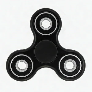 Fidget Spinner Tri-Spinner Stress Relief Toy Black ADHD Anxiety Focus Kids Adult Fidget Spinner Tri-Spinner Stress Relief Toy Black ADHD Anxiety Focus Kids Adult
