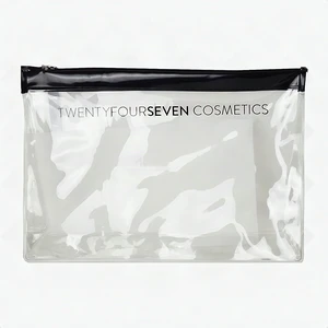 Clear Makeup Bag Travel Cosmetic Organizer Transparent Toiletry Pouch TSA - New Clear Makeup Bag Travel Cosmetic Organizer Transparent Toiletry Pouch TSA - New