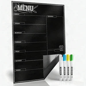 Magnetic Dry Erase Kitchen Fridge Weekly Meal Planner Menu Board Chart 17x12'' Magnetic Dry Erase Kitchen Fridge Weekly Meal Planner Menu Board Chart 17x12''