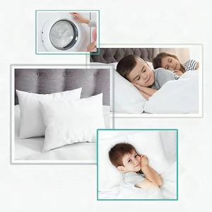 Toddler Pillowcase White 13x18 Inch 100% Cotton Soft Kids Travel Pillow Cover Toddler Pillowcase White 13x18 Inch 100% Cotton Soft Kids Travel Pillow Cover
