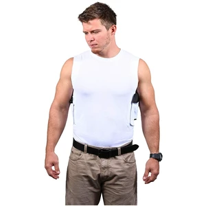 Ridge Outdoors Packin' Tee Men's Concealed Carry White Crew Tank Top 4XL Ridge Outdoors Packin' Tee Men's Concealed Carry White Crew Tank Top 4XL