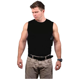 Ridge Outdoors Packin' Tee Men's Concealed Carry Black Crew Tank Top 2XL Ridge Outdoors Packin' Tee Men's Concealed Carry Black Crew Tank Top 2XL