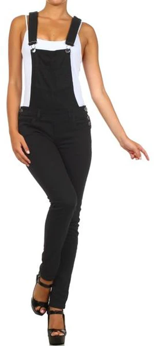 Bonage Women's Denim Blue Jean Overall Jumpsuit Wide-Leg Pockets Cotton New Bonage Women's Denim Blue Jean Overall Jumpsuit Wide-Leg Pockets Cotton New