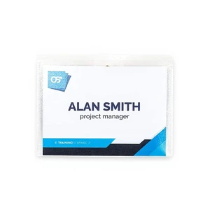 OS Plus Horizontal Top-Loading ID Badge Card Holder Protector 2-1/4"x3-1/2" New OS Plus Horizontal Top-Loading ID Badge Card Holder Protector 2-1/4"x3-1/2" New