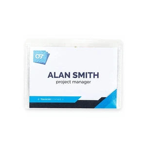 OS Plus Horizontal Top-Loading ID Badge Card Holder Protector 2-1/4"x3-1/2" New OS Plus Horizontal Top-Loading ID Badge Card Holder Protector 2-1/4"x3-1/2" New